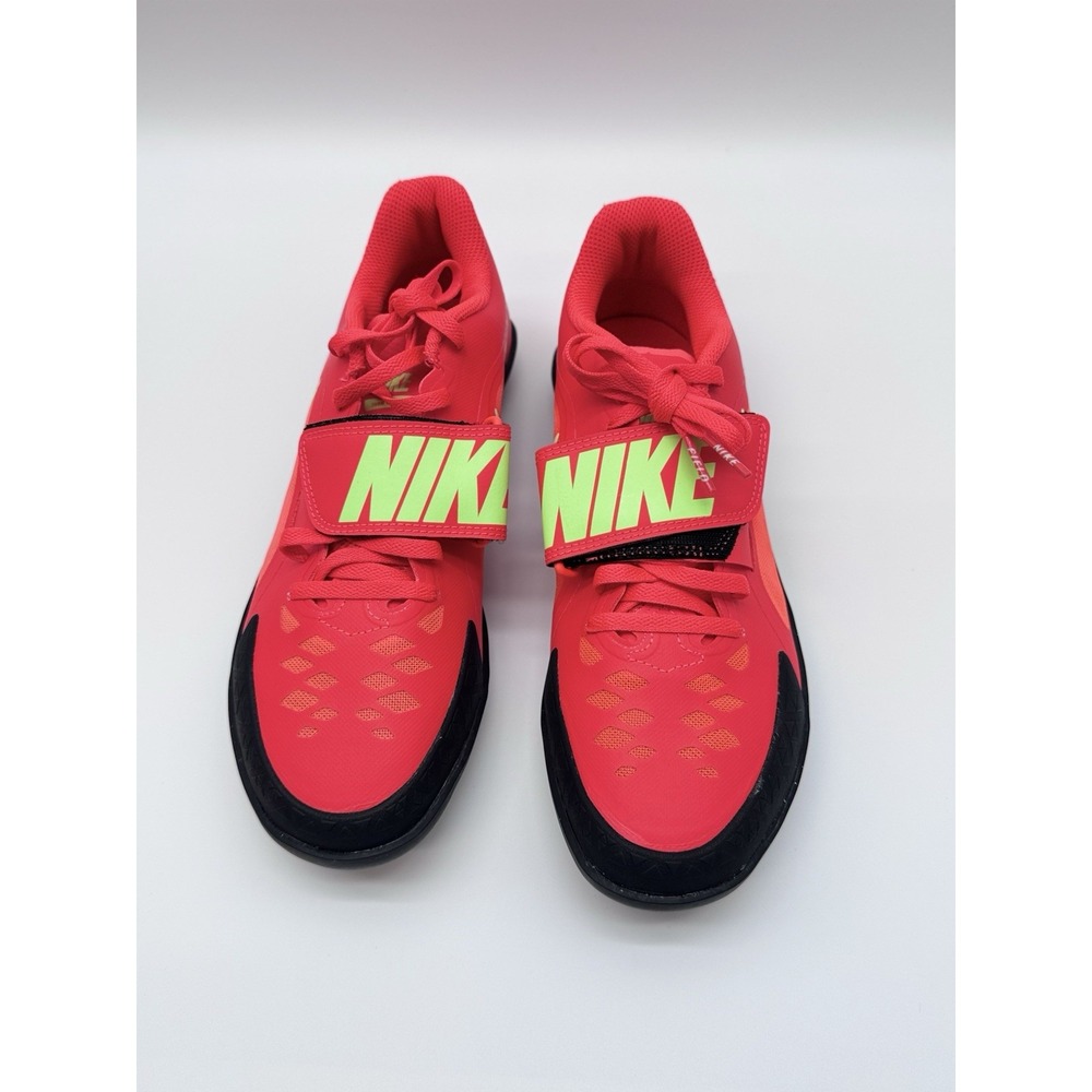 Size 9.5M- Nike Zoom Rival SD 2 Throw Track Shoes,Bright Crimson/lime/orange